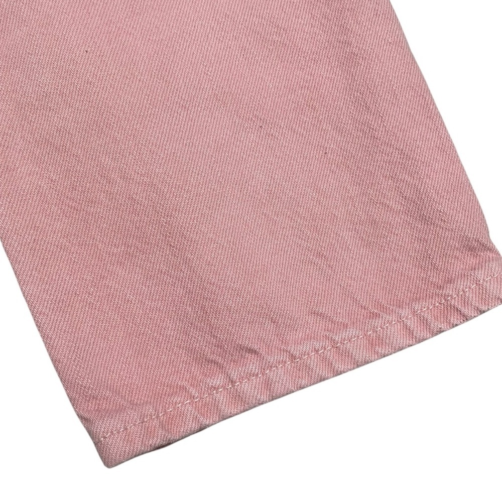 Alice + Olivia AO.LA Pink High Rise Girlfriend Jeans 28 Blush Straight Leg - Picture 8 of 12